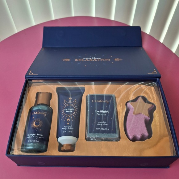 Ulta Beauty Other - Ulta Beauty Midnight Moments 4 Piece Bath Gift Set Box Body Wash Lotion Soap